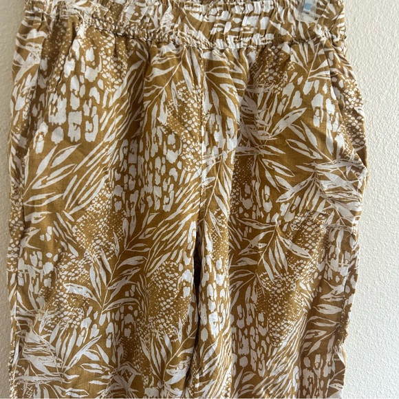 Christian Siriano 100% linen patterned pants - Picture 2 of 7